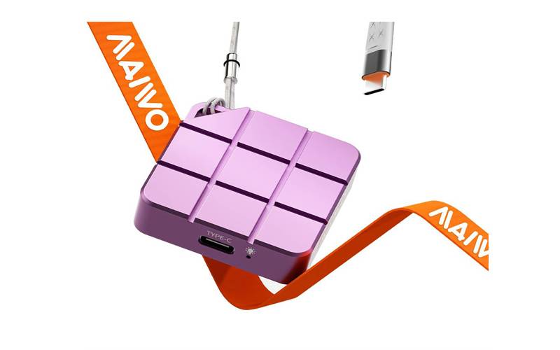 MAIWO's first mobile SSD is coming, a portable little cube for the outdoors